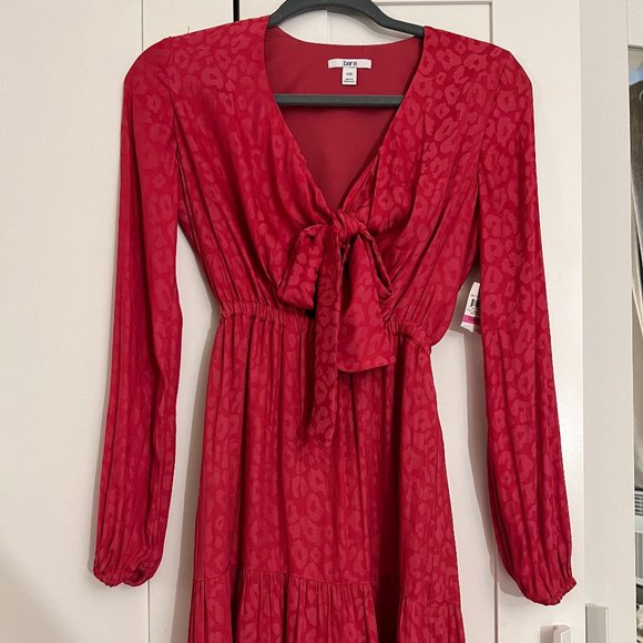 BAR III Pretty in Pink Paint Flare Dress XXS - Picture 6 of 6